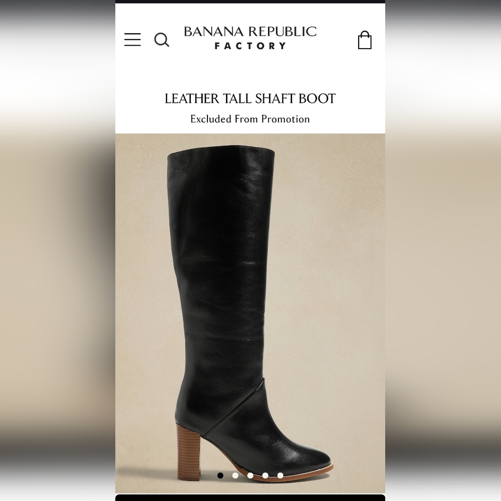 Leather Black Boots